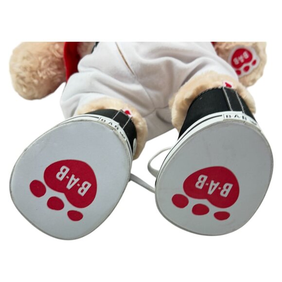 Build-a-bear BAB I Love You More Plush Bear Beige Red Shirt 15 inch Love - Picture 14 of 14